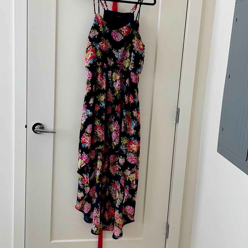 Floral high low dress